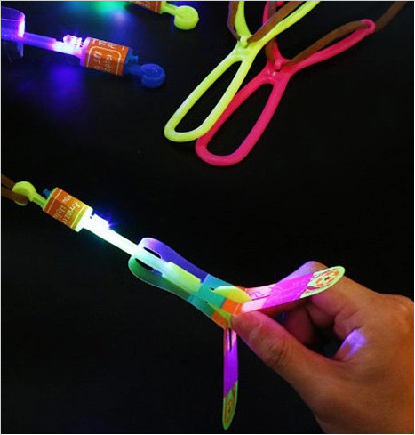 Fun facts about LED Light Arrow Rocket Helicopter Flying Toy