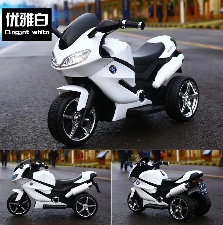 3 Wheels Electric Motorcycle Bicycle for 1-5 Year Old Kids