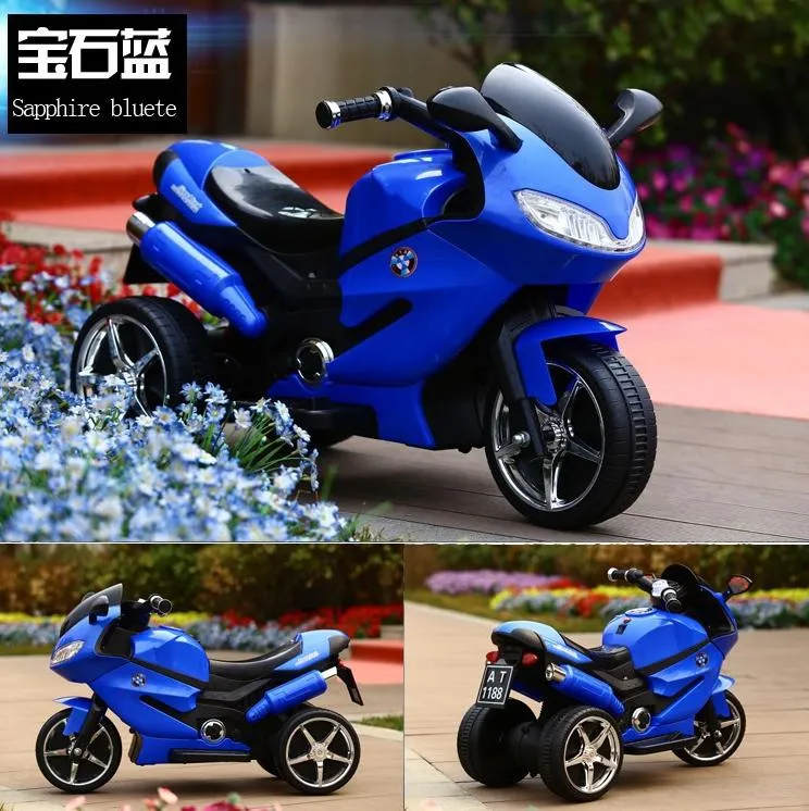 3 Wheels Electric Motorcycle Bicycle for 1-5 Year Old Kids