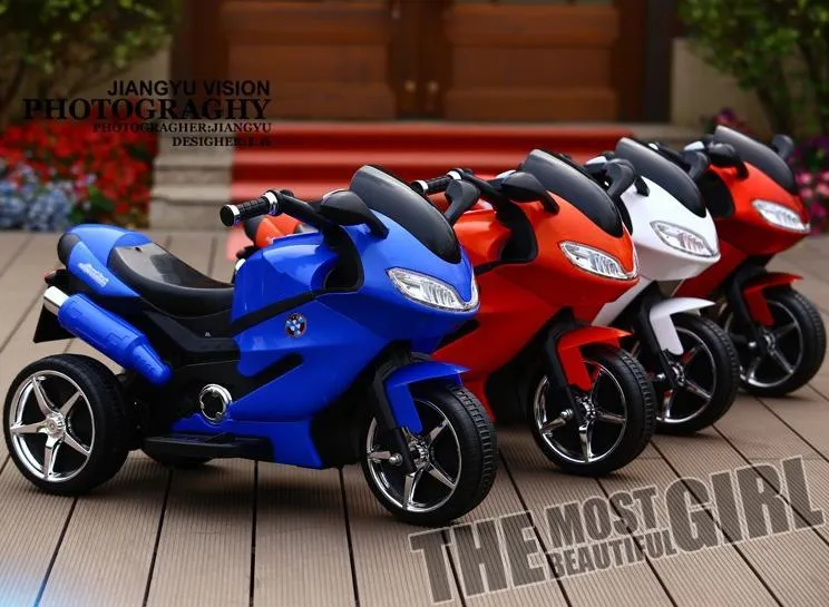 3 Wheels Electric Motorcycle Bicycle for 1-5 Year Old Kids