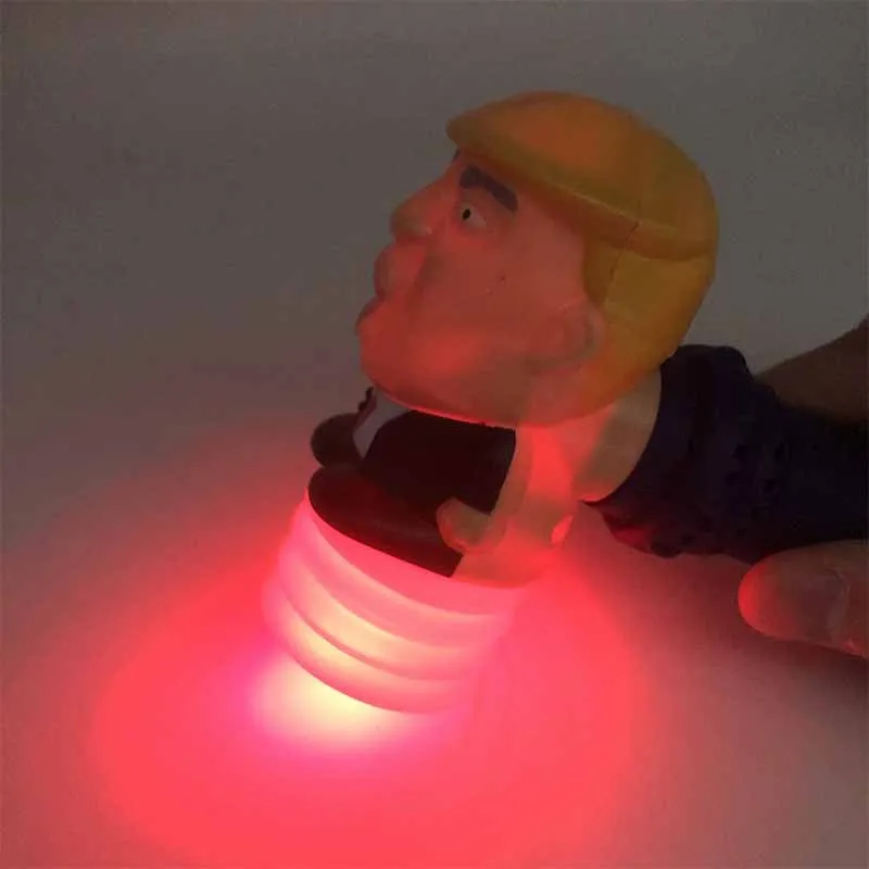 Amazon Trump Speaker Hammer Sounding Light Hammer Percussion Toy