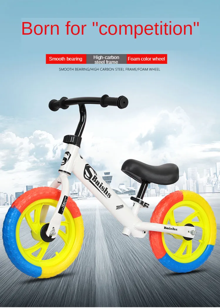 Baby Wholesale Child Cheap Price Cycle Kids Small Bicycle 12 Inch Kids Balance Bicycle for Kids Children Alloy BMX Balance Bike with Opw Children Ride on Toy