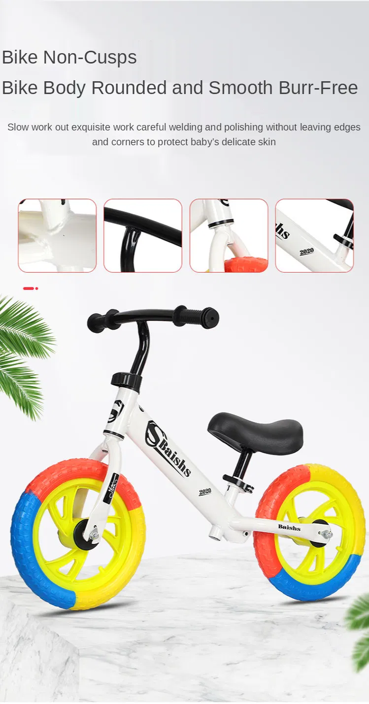 Baby Wholesale Child Cheap Price Cycle Kids Small Bicycle 12 Inch Kids Balance Bicycle for Kids Children Alloy BMX Balance Bike with Opw Children Ride on Toy