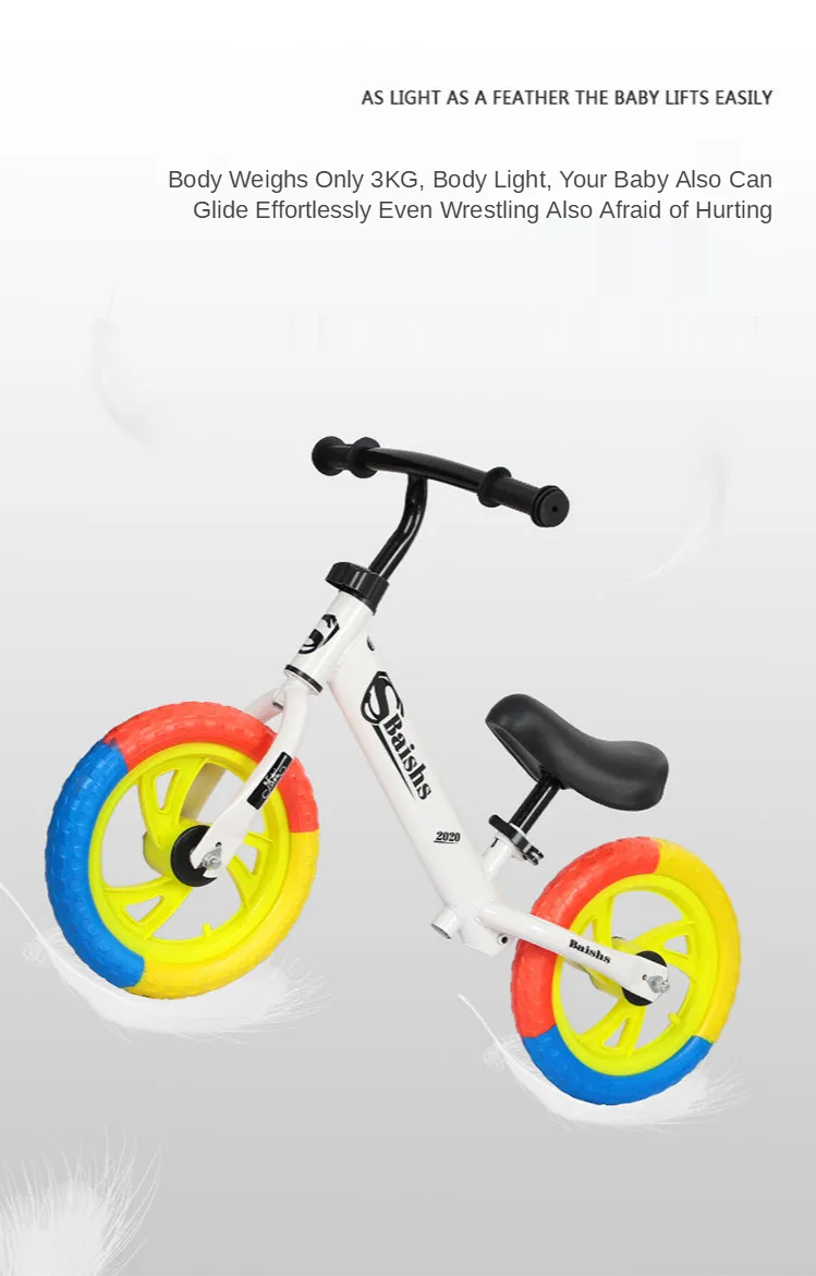 Baby Wholesale Child Cheap Price Cycle Kids Small Bicycle 12 Inch Kids Balance Bicycle for Kids Children Alloy BMX Balance Bike with Opw Children Ride on Toy