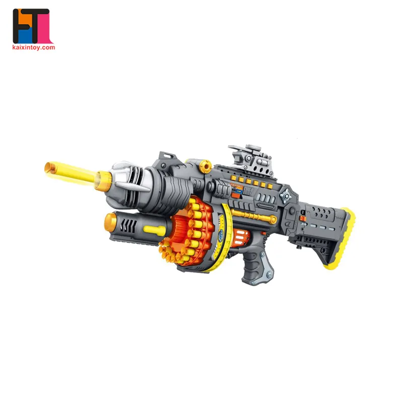 Boy EVA Foam Dart Blaster Manual Plastic EVA Bullet Gun Toy for Kids