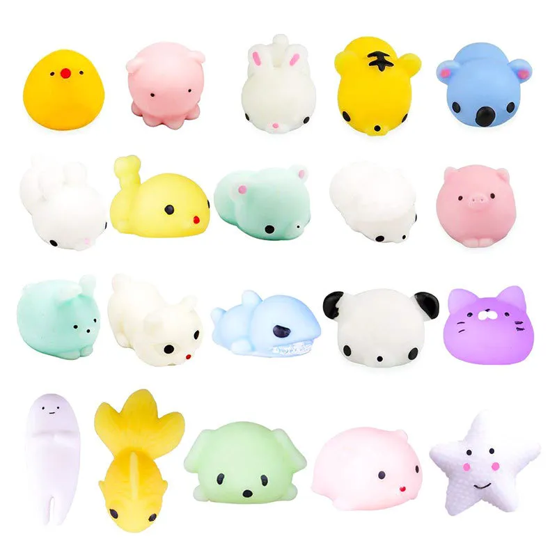Children Kawaii Cartoon Stress Squeeze Toy Promotional Anti Stress Toy Stress Relief Desk Toy
