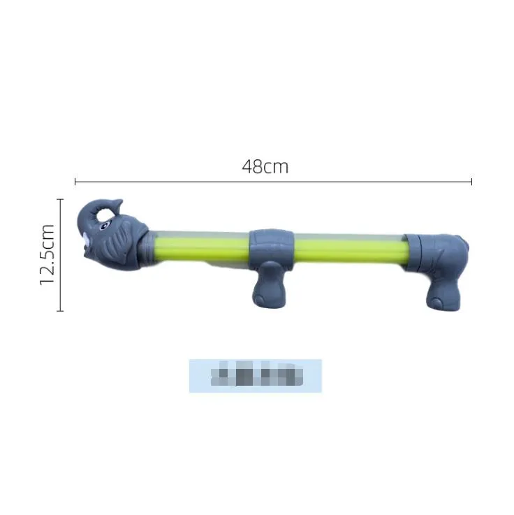 Children Pull Type Water Pistol Summer Beach Water Toy Cartoon Animal Elephant Hippo Water Cannon