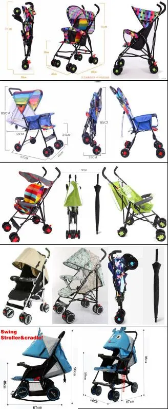 China Baby Stroller and Foldable Convenient Baby Carriage Wholesale Factory Directly Selling/Baby Pram with Sunshade