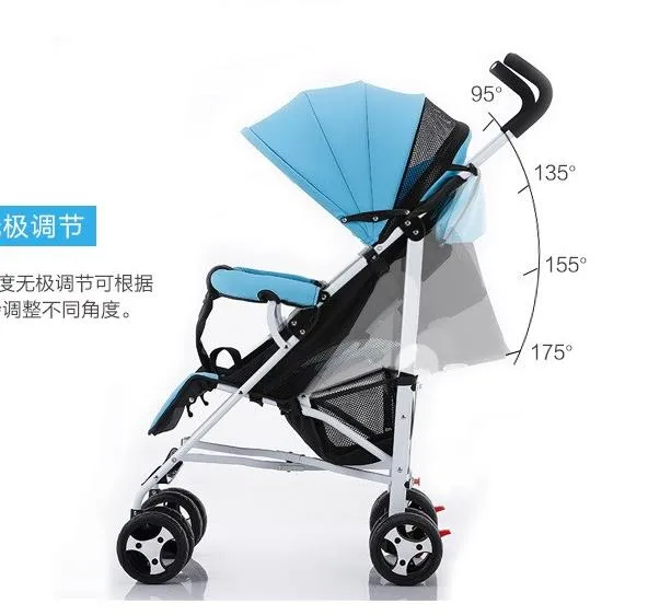 China Manufacturer Compact Cheap High Landscape Baby Stroller Pram 3 in 1 Foldable Lightweight Baby Stroller
