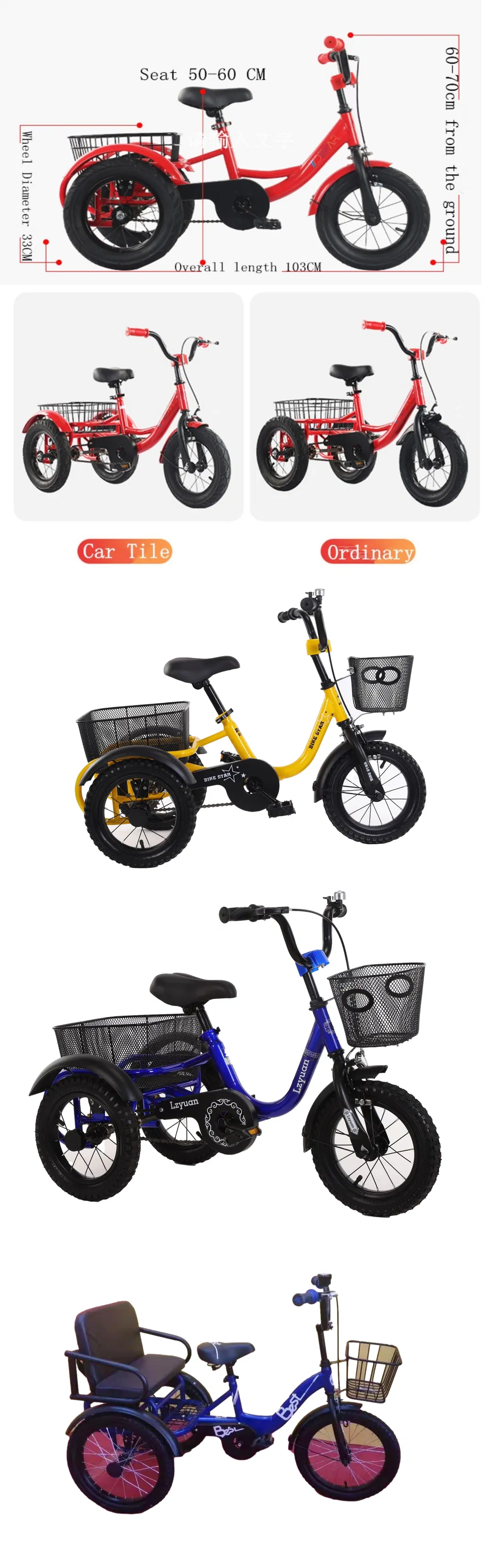 Chinese Manufacturers Cheap Kids Bike Child Tricycle 3 Wheel Bicycle for Children