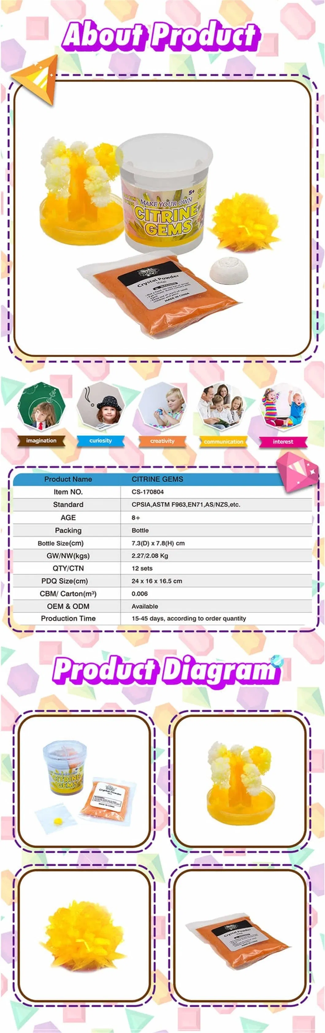 Citrine Gems Science Kits for Kids 4