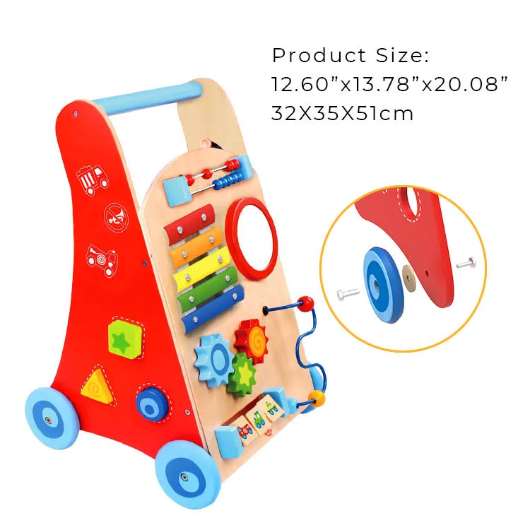 Early Learning Centre Baby Wooden Walker Kids Toys