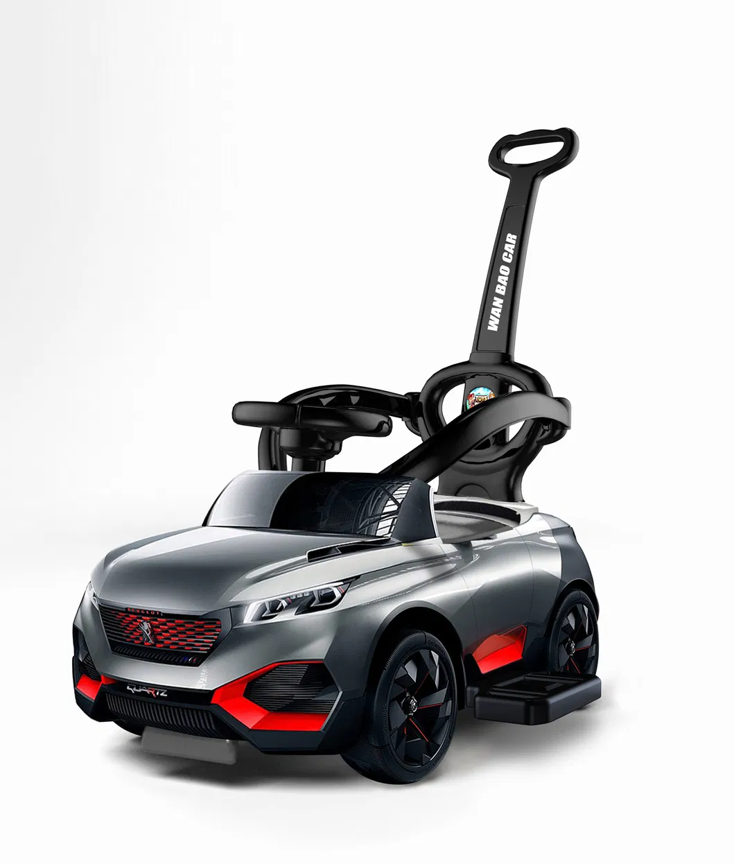 Electric Multi-Function Coasting Trolley Kids Ride on Car Children Sliding Car