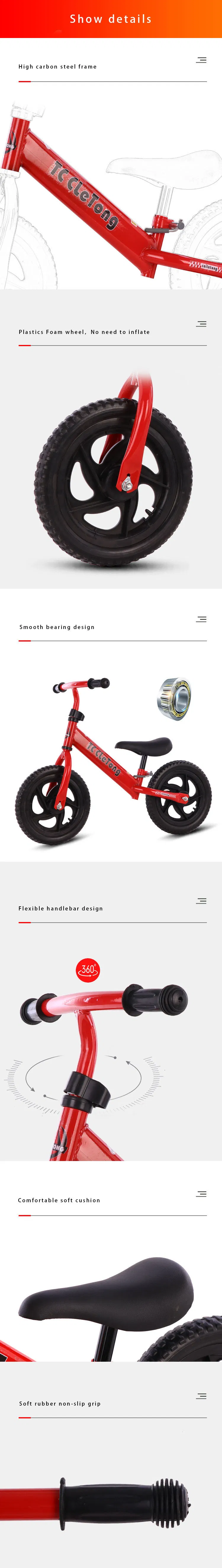 Factory Direct Sale 3-6 Years Old Non-Pedal Children′s Scooter Balance Scooter