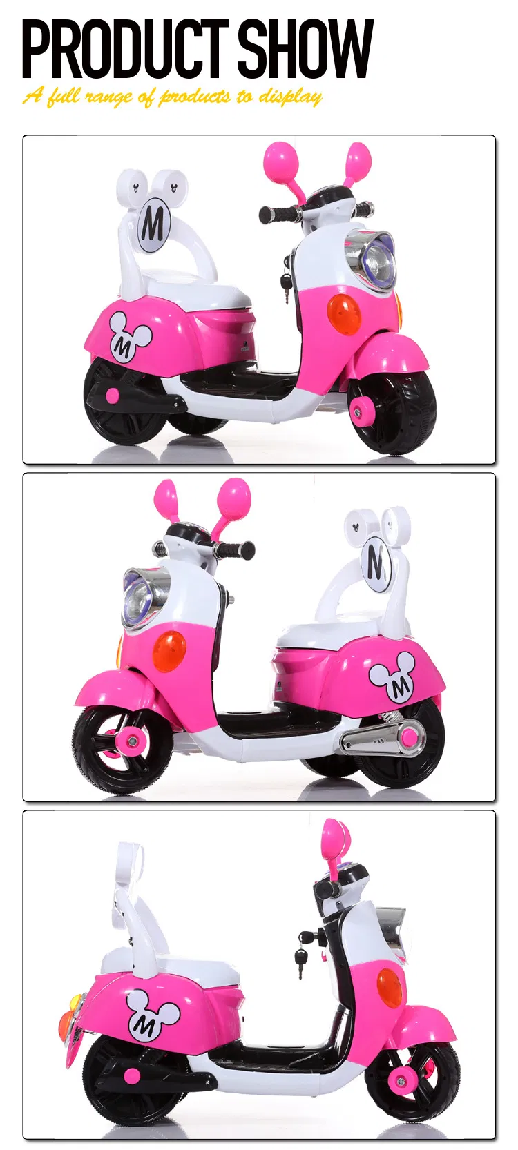 fashion Cheap Baby Ride on Toy Car Kids Electric Motorcycles