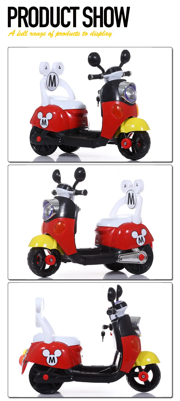 fashion Cheap Baby Ride on Toy Car Kids Electric Motorcycles