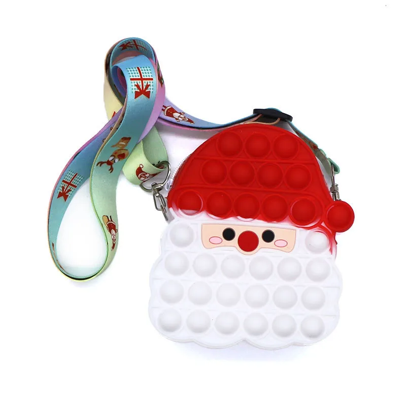 Fidget Toys Sensory Christmas Fashion Santa Claus Shoulder Bag