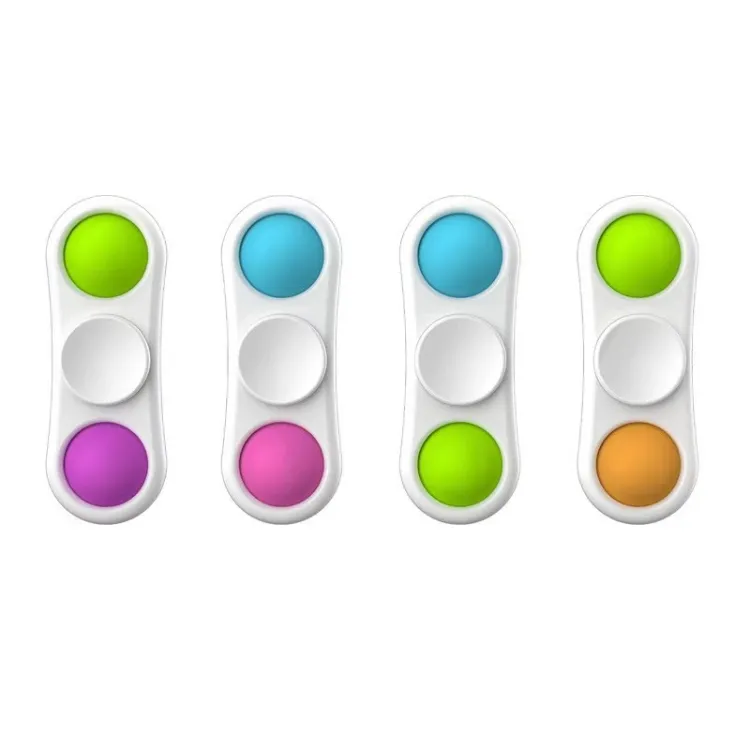 Finger Push Pop Spinner Stress Relieving Push Toy