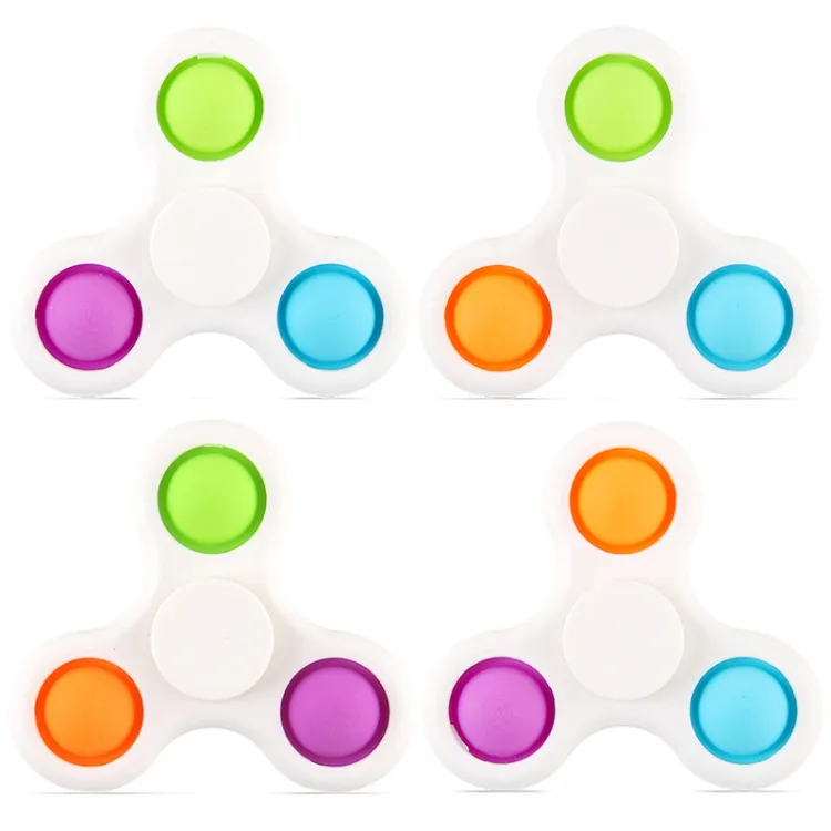 Finger Push Pop Spinner Stress Relieving Push Toy