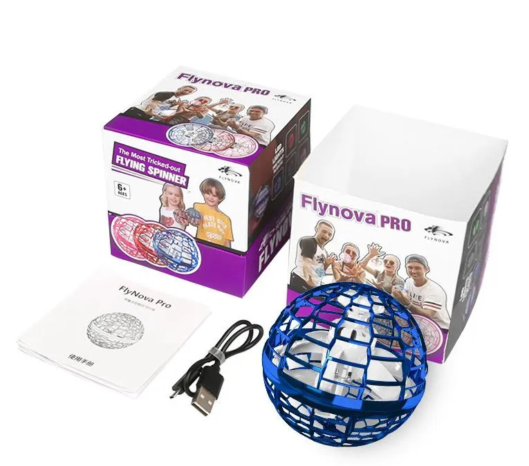 Flight Gyro Kids Toy USB Automatic Rotaing Induction Children Educational Toy UFO