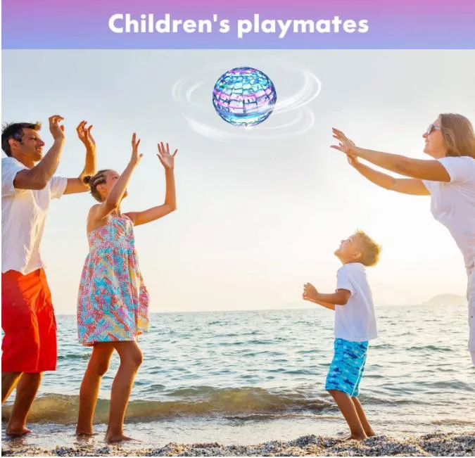 Flight Gyro Kids Toy USB Automatic Rotaing Induction Children Educational Toy UFO