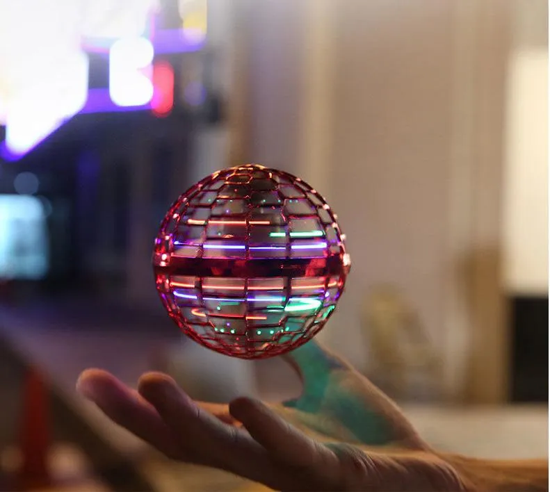 Flight Gyro Kids Toy USB Automatic Rotaing Induction Children Educational Toy UFO