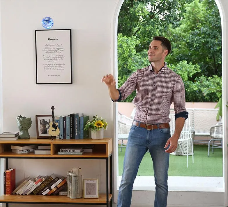 Flight Gyro Kids Toy USB Automatic Rotaing Induction Children Educational Toy UFO