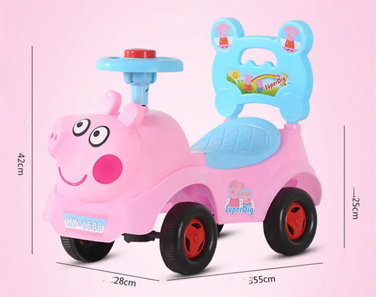 Hot Sale Baby Wiggle Swing Children Car Kids Swing Car with Music