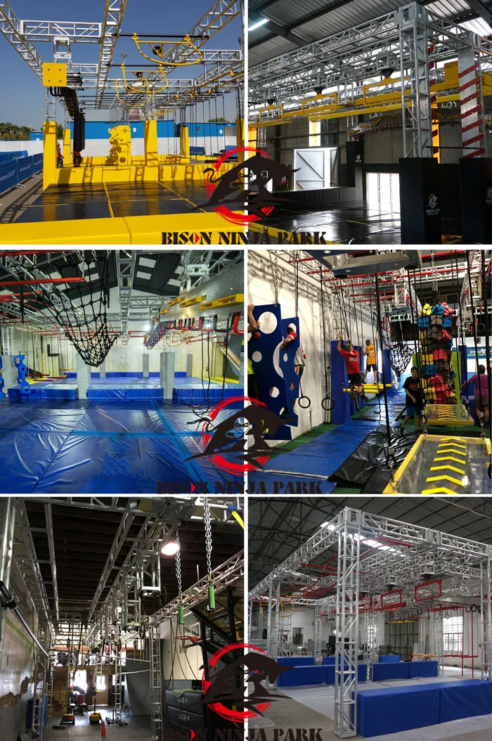 Indoor Ninja Warrior Obstacle Course for Adult