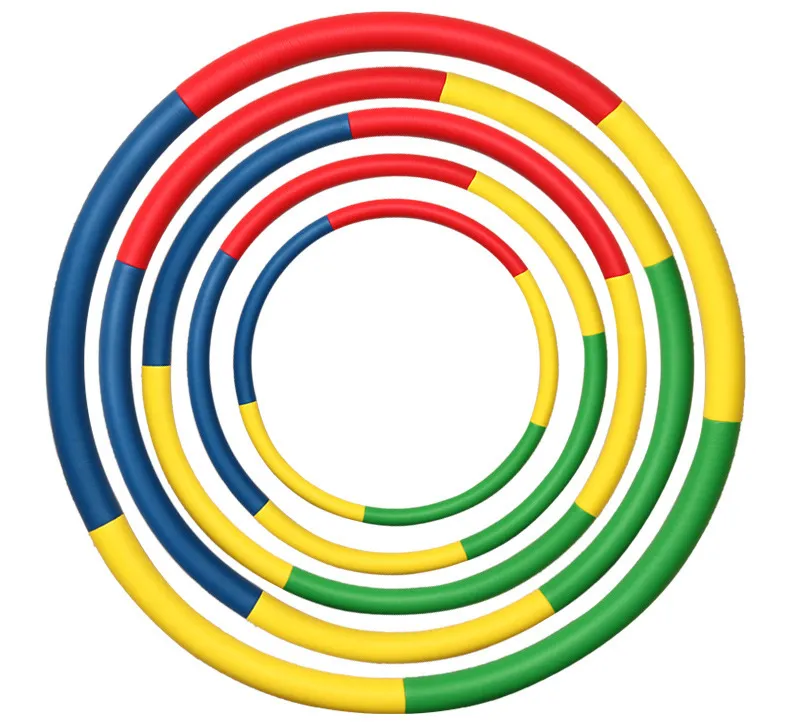 Kids Fitness Hoop Detachable Hoola Hoops Sponge Massage Hula Hoop