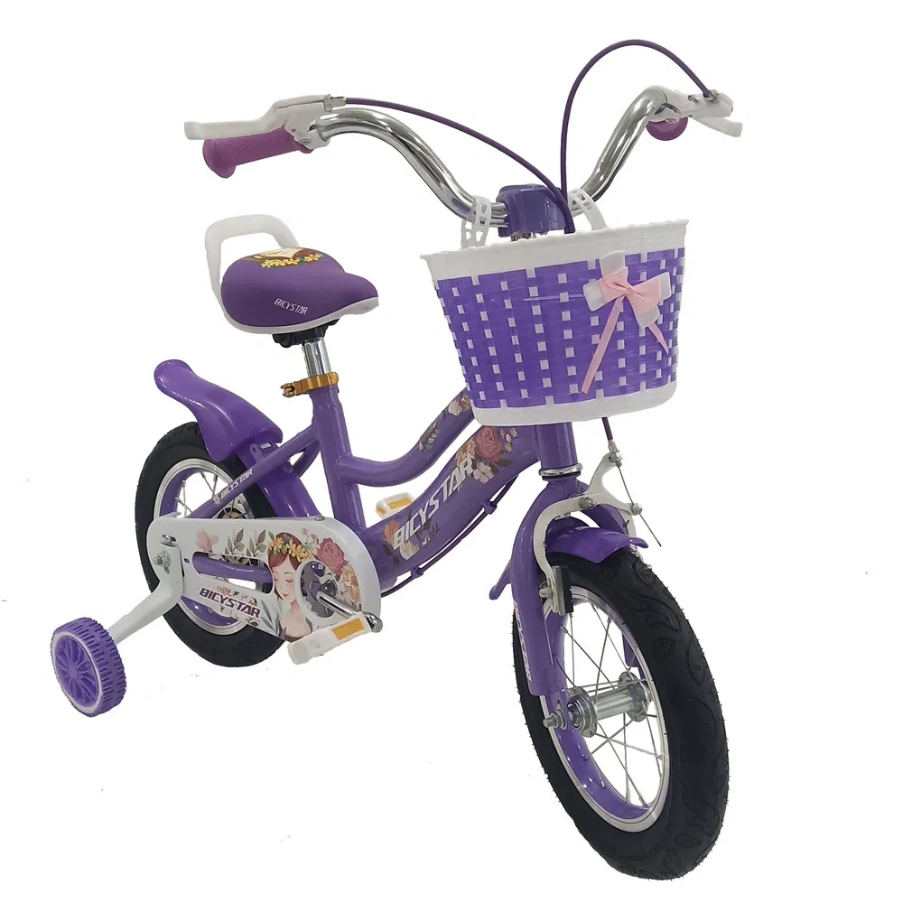 Mini/Little Children/ Kids /Child/Princess 12inch OEM Toys Kid 's Bike with Rear Box and Basket for Girl and Boy