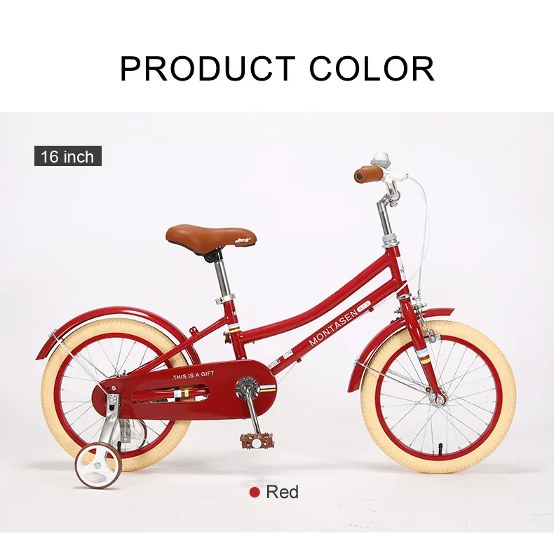 Montasen 2021 16"18′′/20"/ High Carbon Steel Children Bicycle with Unique Design for Kids