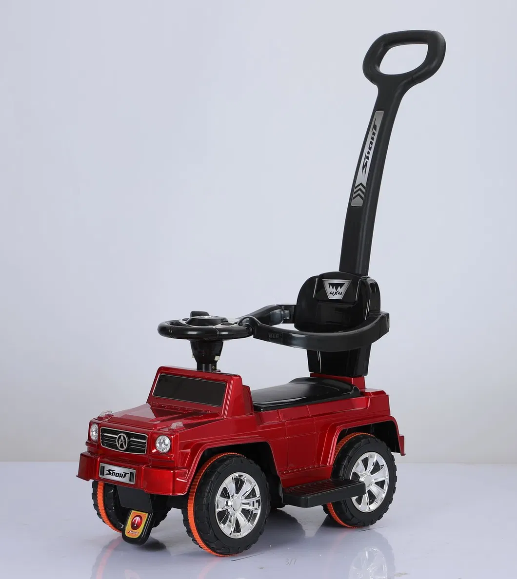 Multi-Function Coasting Trolley Kids Ride on Car Baby Walker with Light and Music