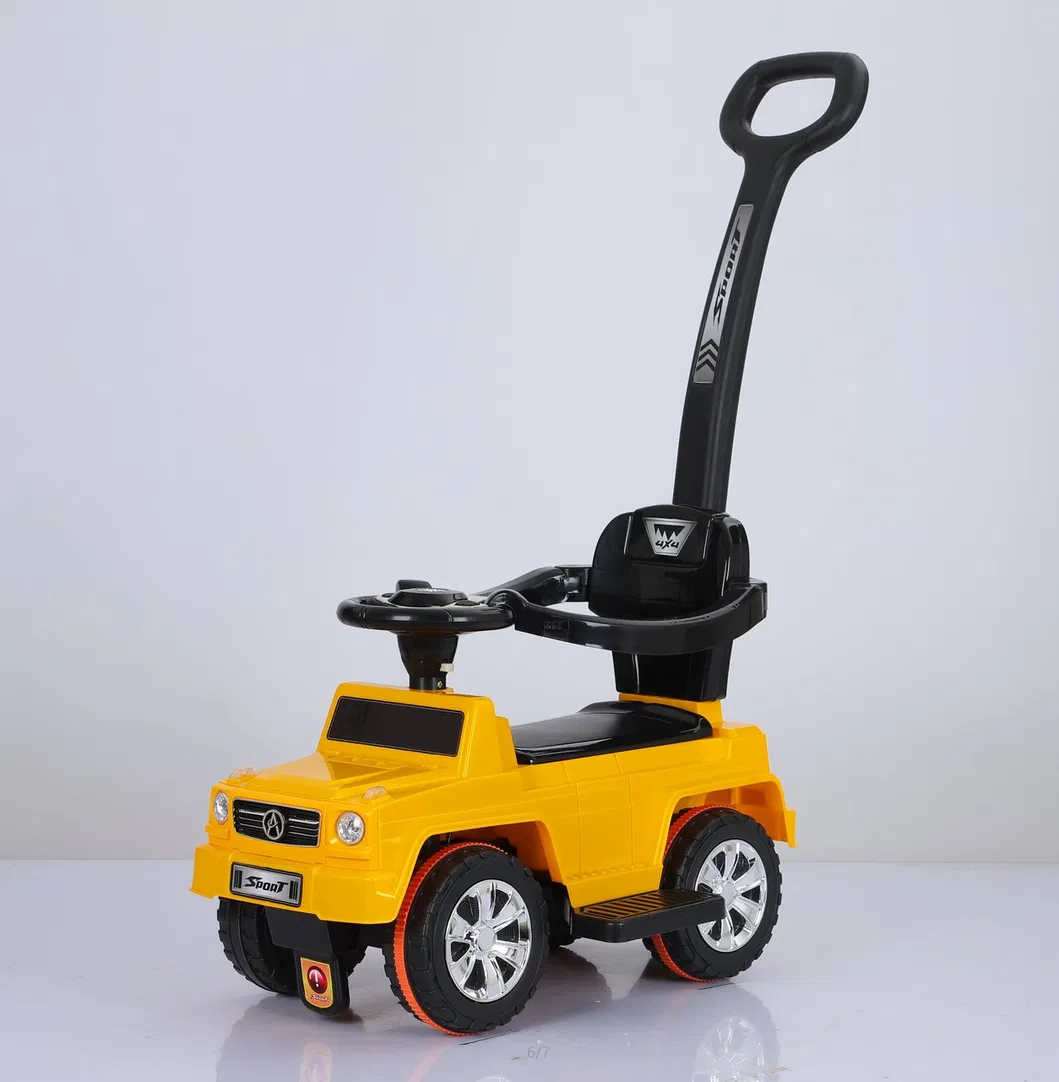 Multi-Function Coasting Trolley Kids Ride on Car Baby Walker with Light and Music