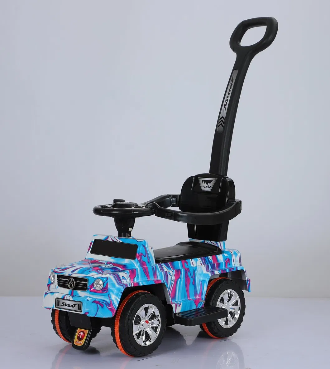 Multi-Function Coasting Trolley Kids Ride on Car Baby Walker with Light and Music