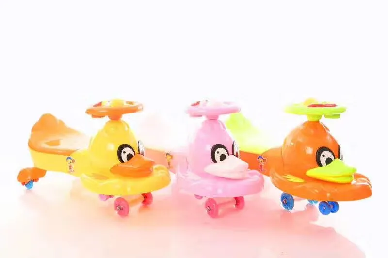New Model Plastic Baby Swing Car Baby Toy Car