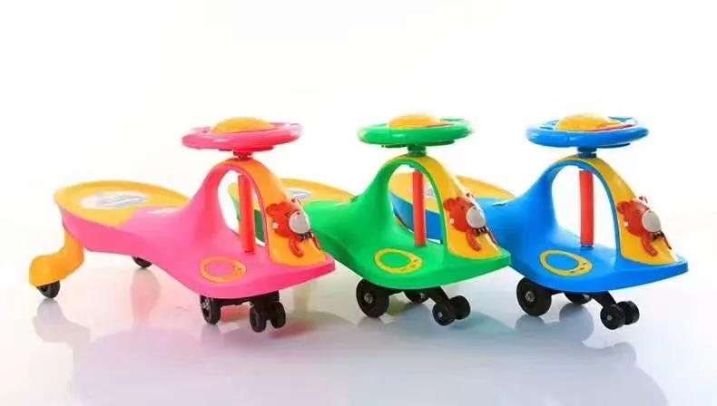 New Model Plastic Baby Swing Car Baby Toy Car