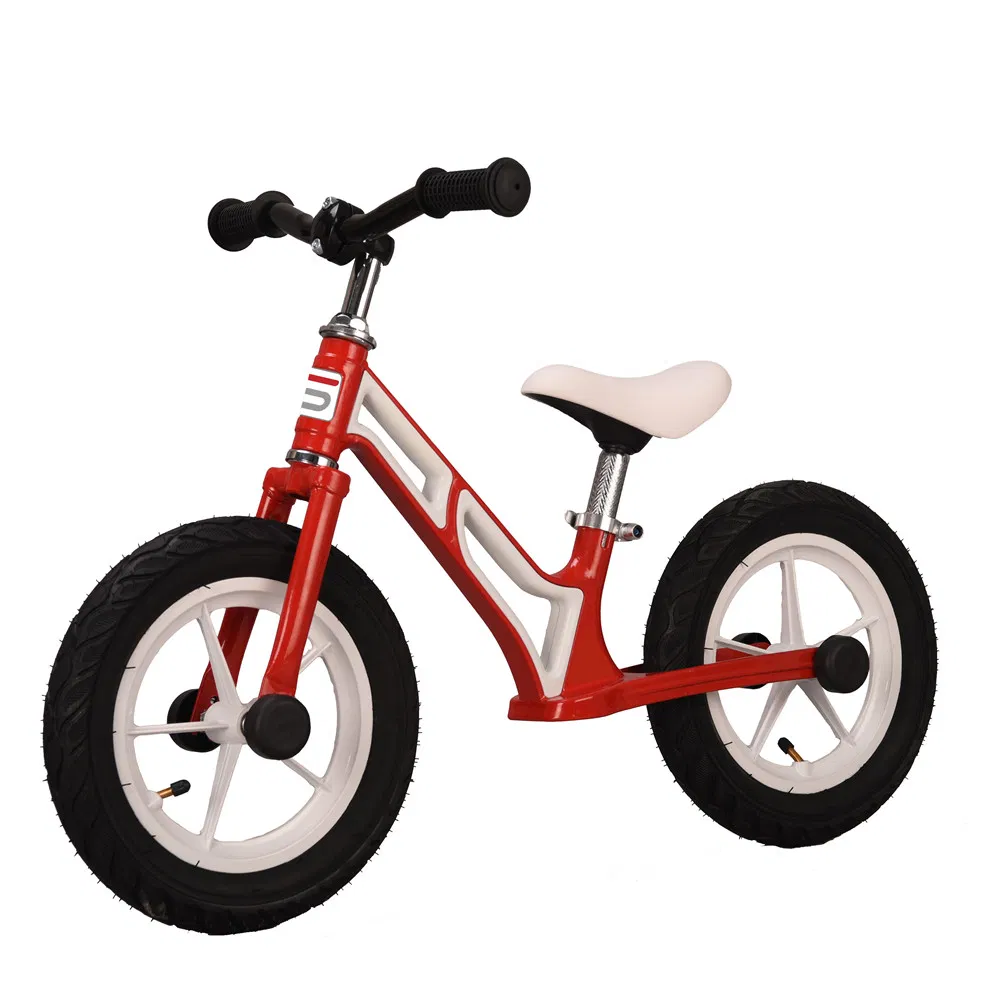 New Model Run Bike for Kids Learning Walking Pink Rubber Wheel Balance Bike 12 Inch