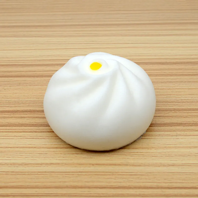 New Novelty PU Foam Bun Slow Rising Toy Slow Rising Toys Kawaii Buns Bread Stress Reliever Toy Food Simulations
