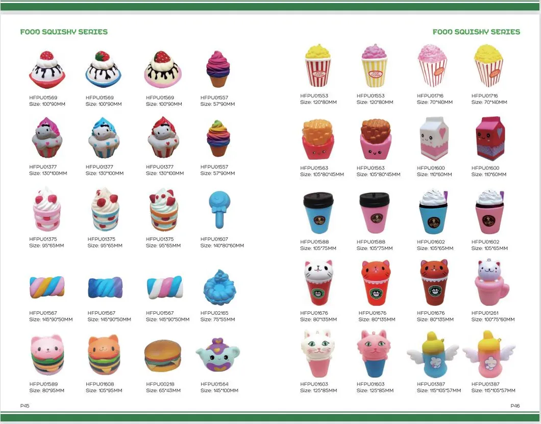 New Product 2021 Hamburger Cat Slow Rising PU Squishy Kids Children Toys Customizable Promotional