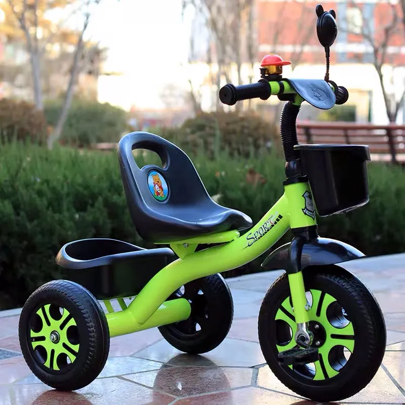 New Type Cheap Baby Tricycle Scooter Toy Car Imitation Inflatable Tricycle Suitable for 1 to 6 Years Old Children
