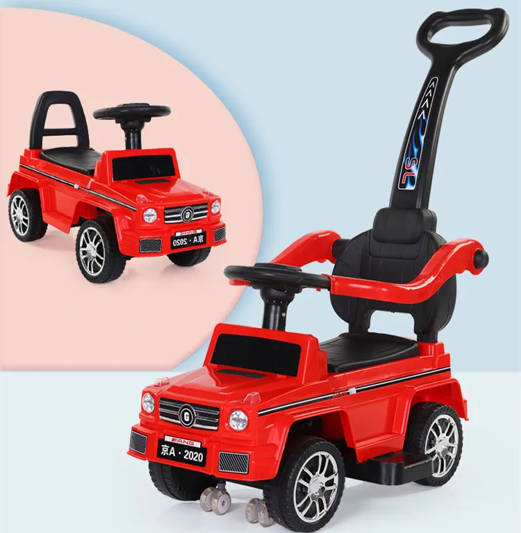 Newly Kids Multi-Function Coasting Trolley Children Walking Car Sliding Car