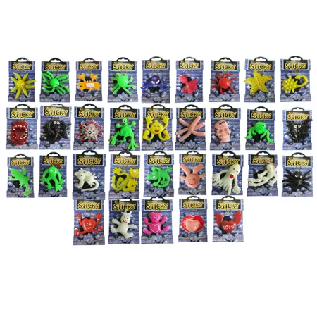 Novelty Soft Plastic Sticky Creatures Splatter Kids Toy