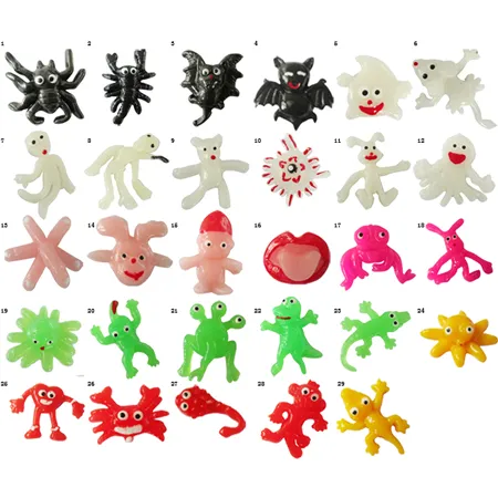 Novelty Soft Plastic Sticky Creatures Splatter Kids Toy