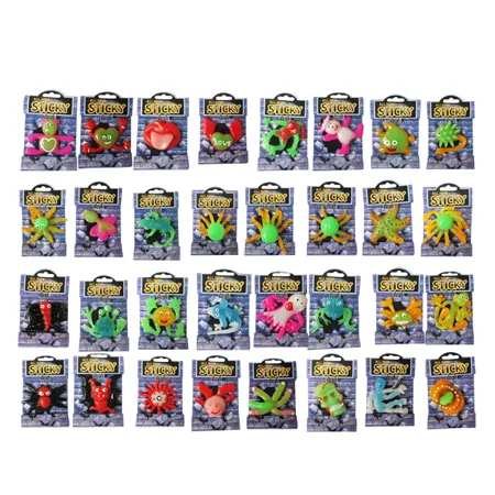 Novelty Soft Plastic Sticky Creatures Splatter Kids Toy