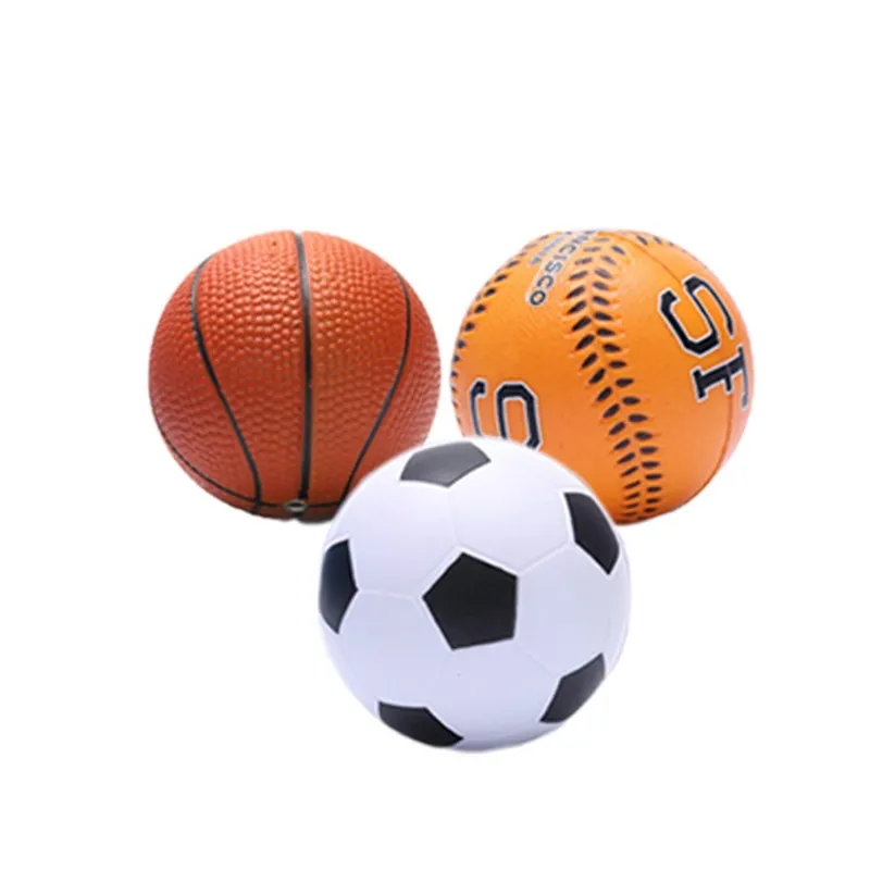Promotional Custom PU Stress Ball, Factory Wholesale Anti Stress Ball, Logo Print PU Foam Squeeze Ball