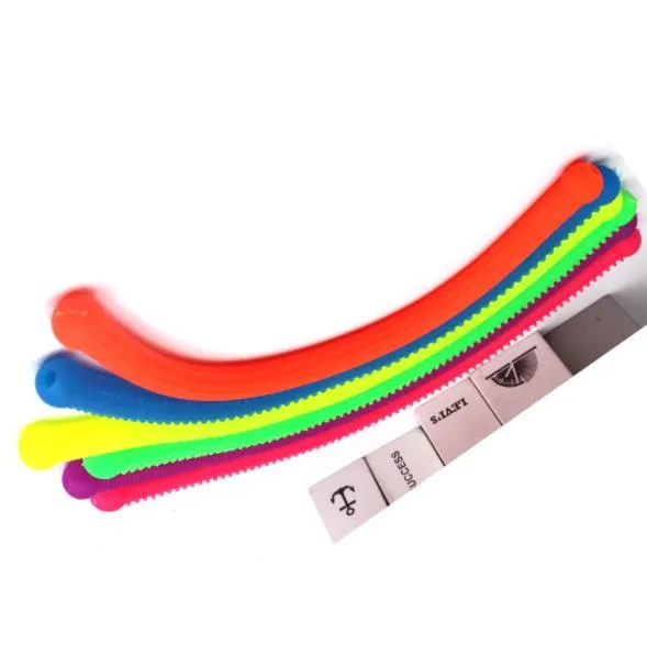 School Kids Fidget Toys Sensory Colorful TPR Stretchy String Stress Reliever Autism Toys Noodles Toys