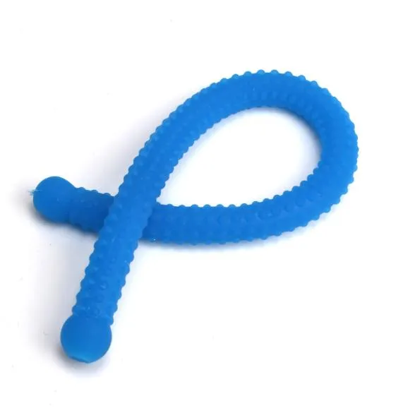 School Kids Fidget Toys Sensory Colorful TPR Stretchy String Stress Reliever Autism Toys Noodles Toys