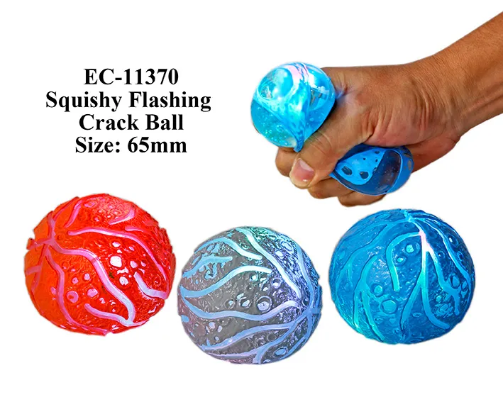 Squishy Double Color Head Squeeze Bead Ball Toys