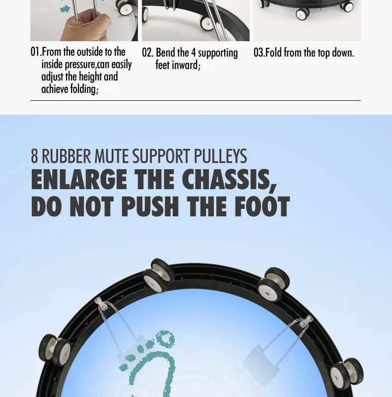 Wholesale Factory Direct Different Color Selection Enhanced Learning to Walk Baby Child Walkers Strollers